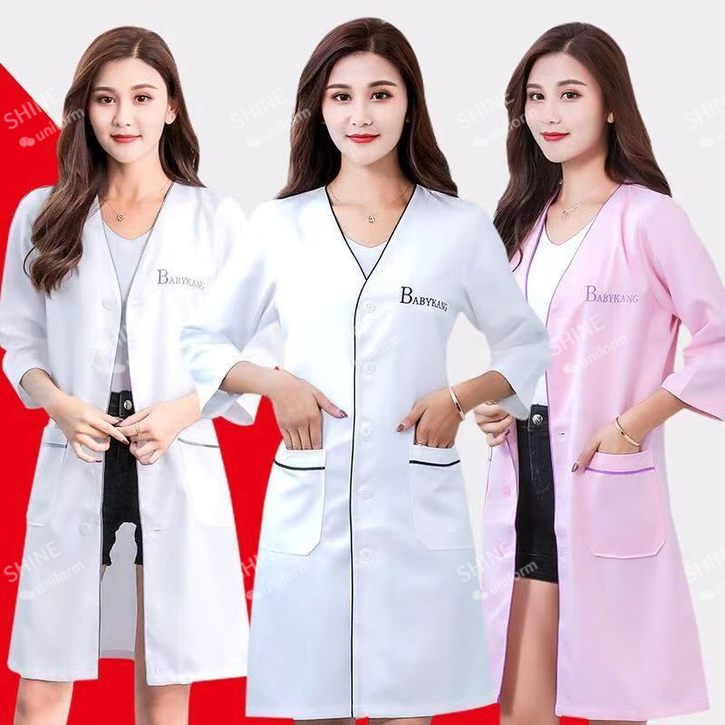 Medical Lab Coats - schoonheid uniform schoonheidsspecialiste Custom LogoSkin manager