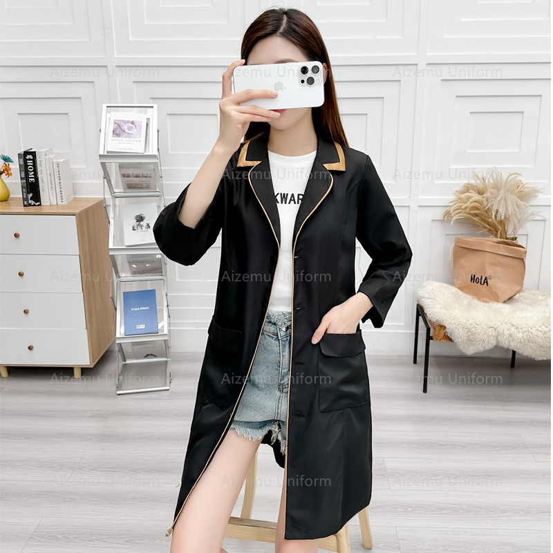 zwart schoonheidsuniform met s - Medical Lab Coats recensie en prijs