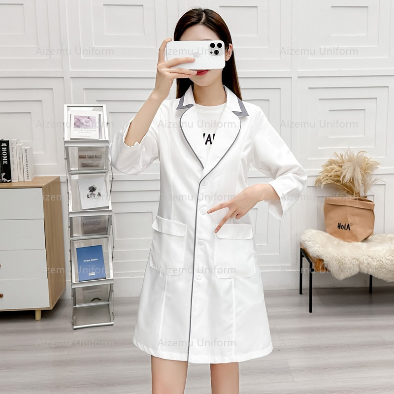 zwart schoonheidsuniform met s - Medical Lab Coats recensie en prijs