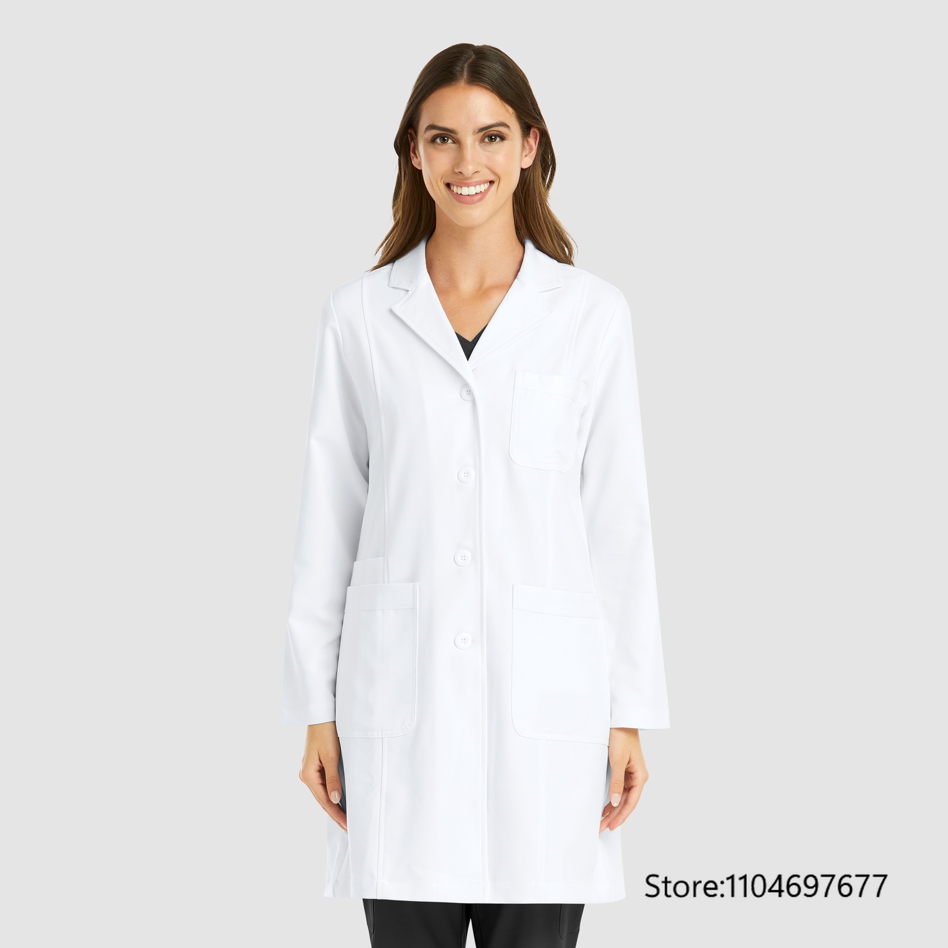 Multicolor dames lange mouwen  - Medical Lab Coats recensie en prijs