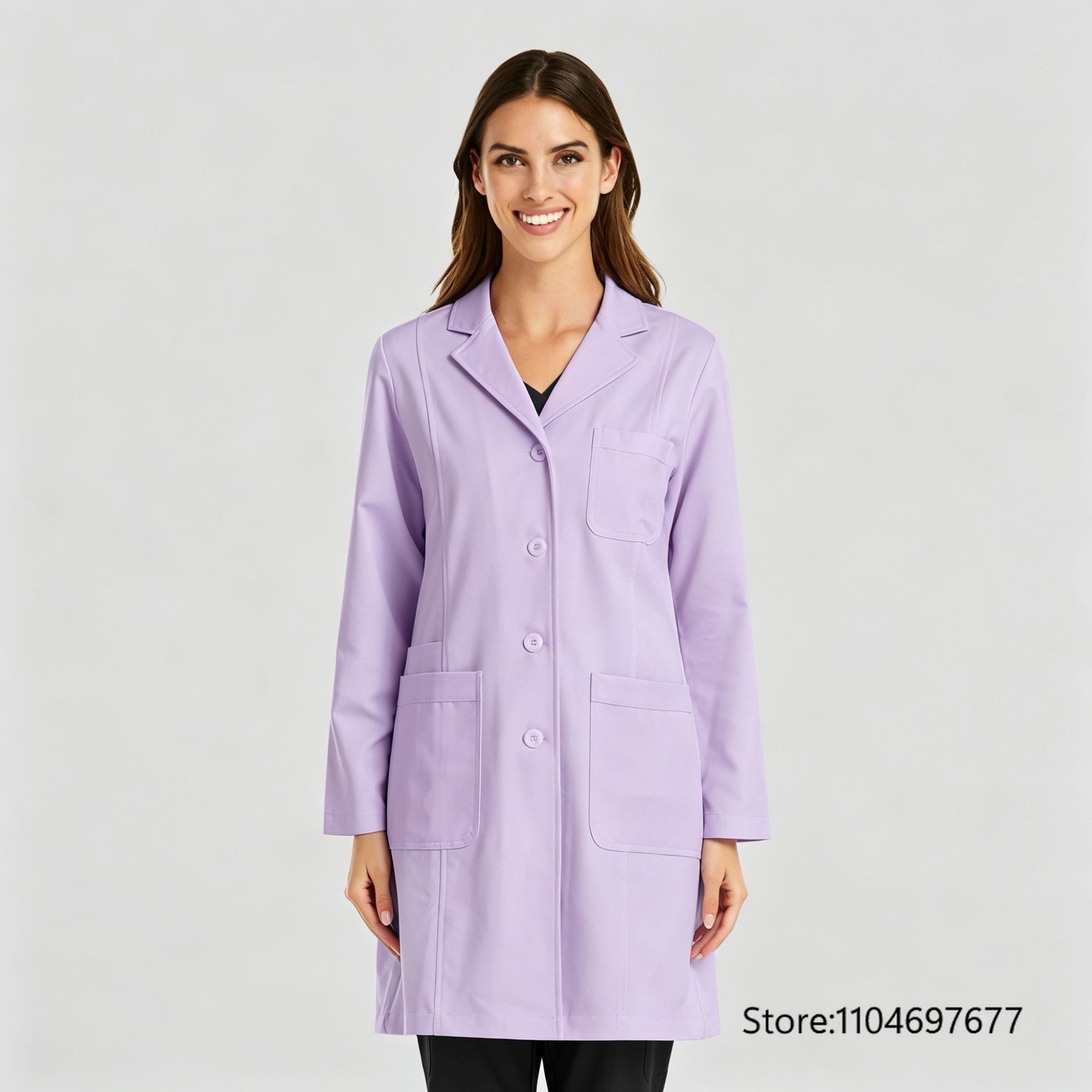 Multicolor dames lange mouwen  - Medical Lab Coats recensie en prijs