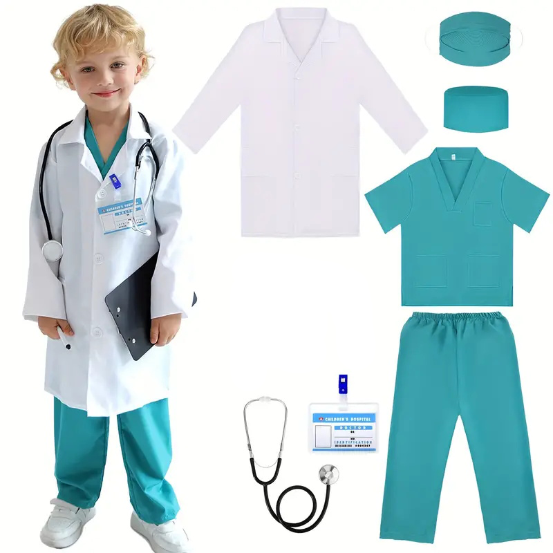 7 STKS Kids Arts Verpleegkundi - Medical Lab Coats recensie en prijs