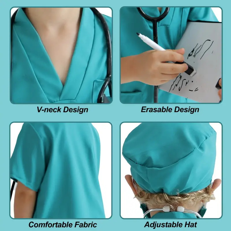7 STKS Kids Arts Verpleegkundi - Medical Lab Coats recensie en prijs