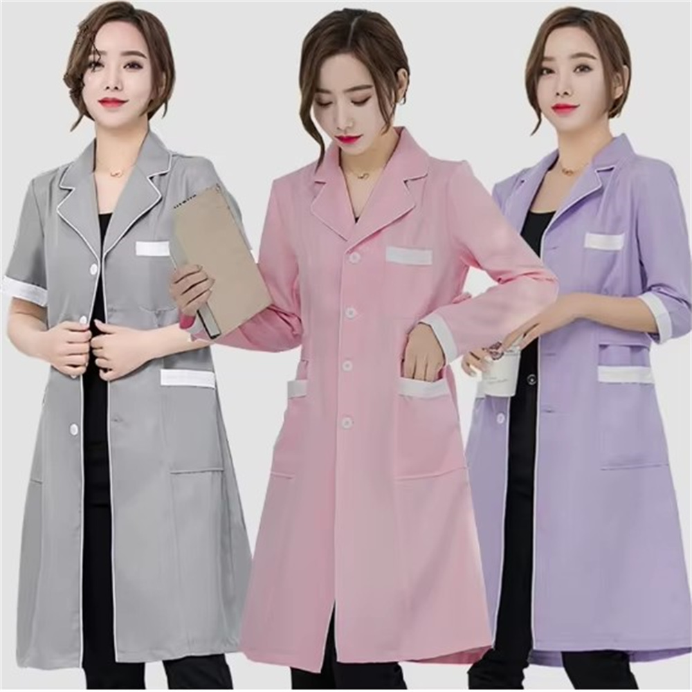 Hoogwaardig grijs effen kleur  - Medical Lab Coats recensie en prijs