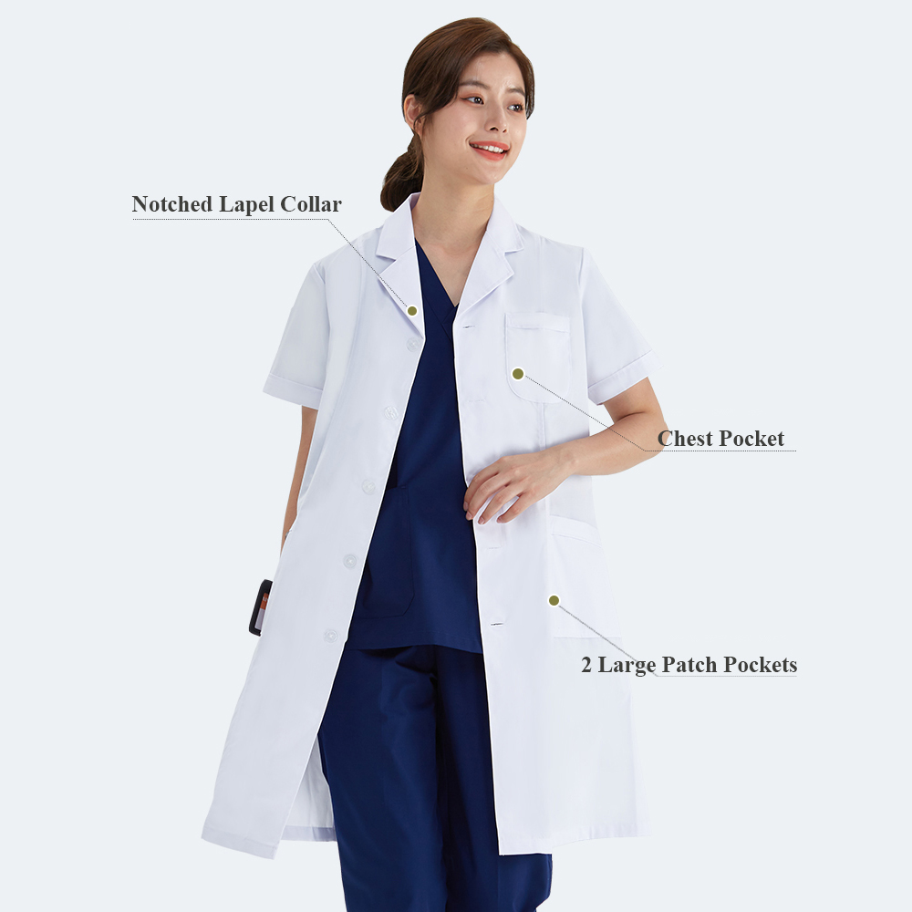 Unisex Witte Jas Laboratoriumj - Medical Lab Coats recensie en prijs